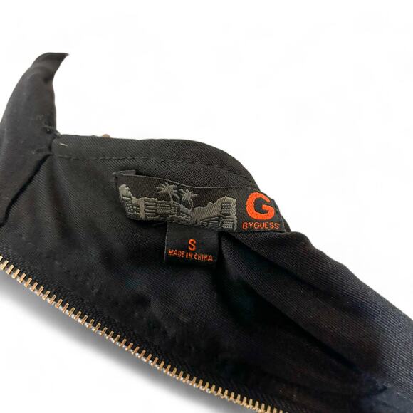 G by Guess Chevron Stripe Sequin Halter Dress Gold Black Small - Picture 8 of 11